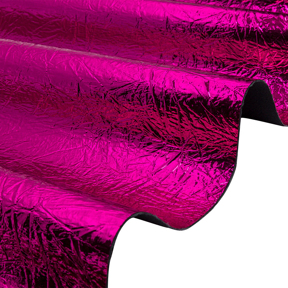 Crinkled Mirror Vinyl with Fabric Backing - Fuchsia - Ingot Collection - Joann Fabrics