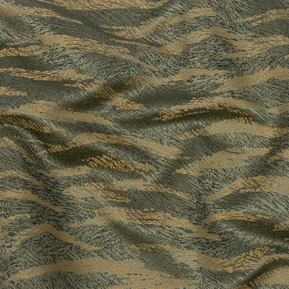 Drapery Jacquard - Fern Tiger Stripes - British Imported - Joann Fabrics