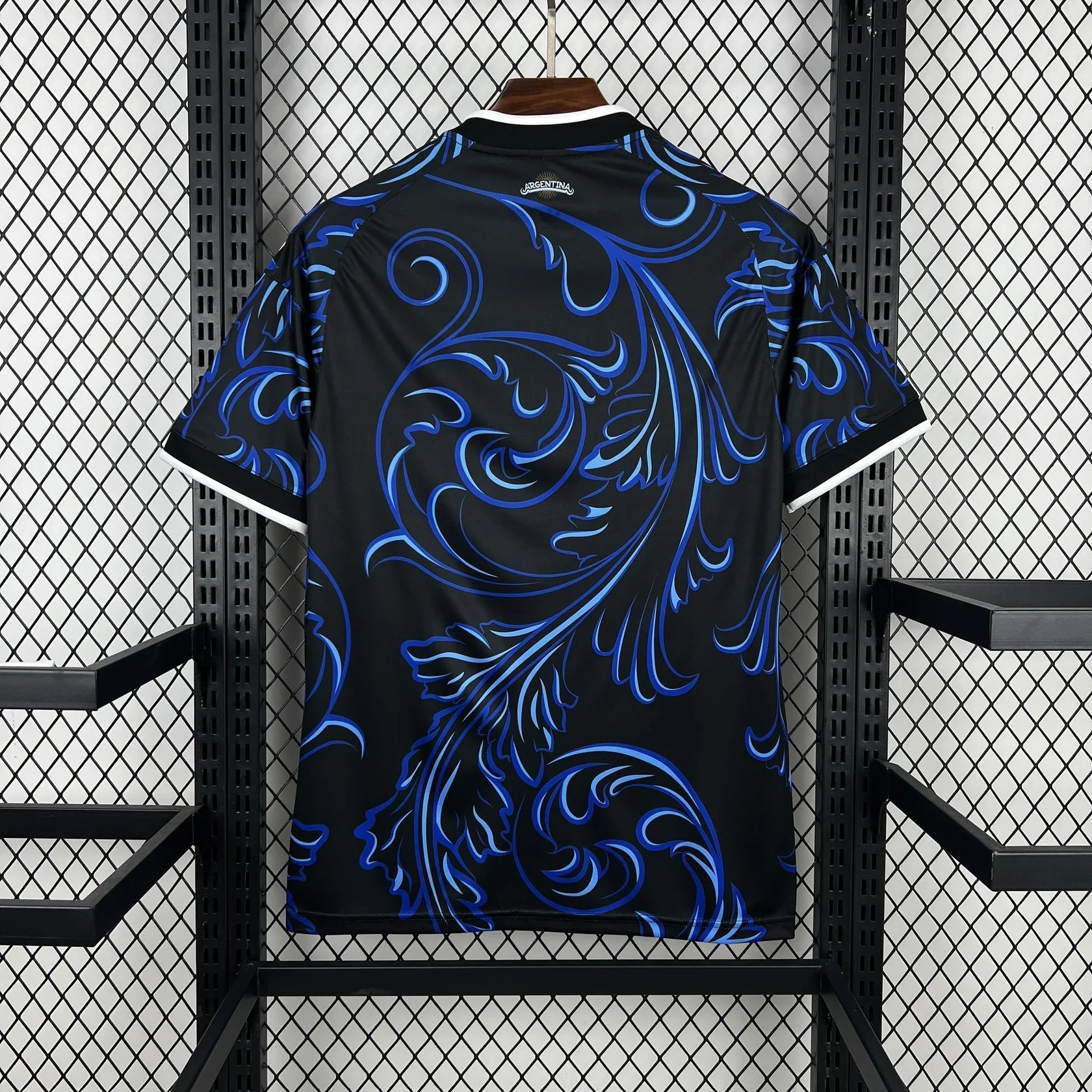 Argentina 2026 World Cup Black Blue Away Football Shirt | Fan