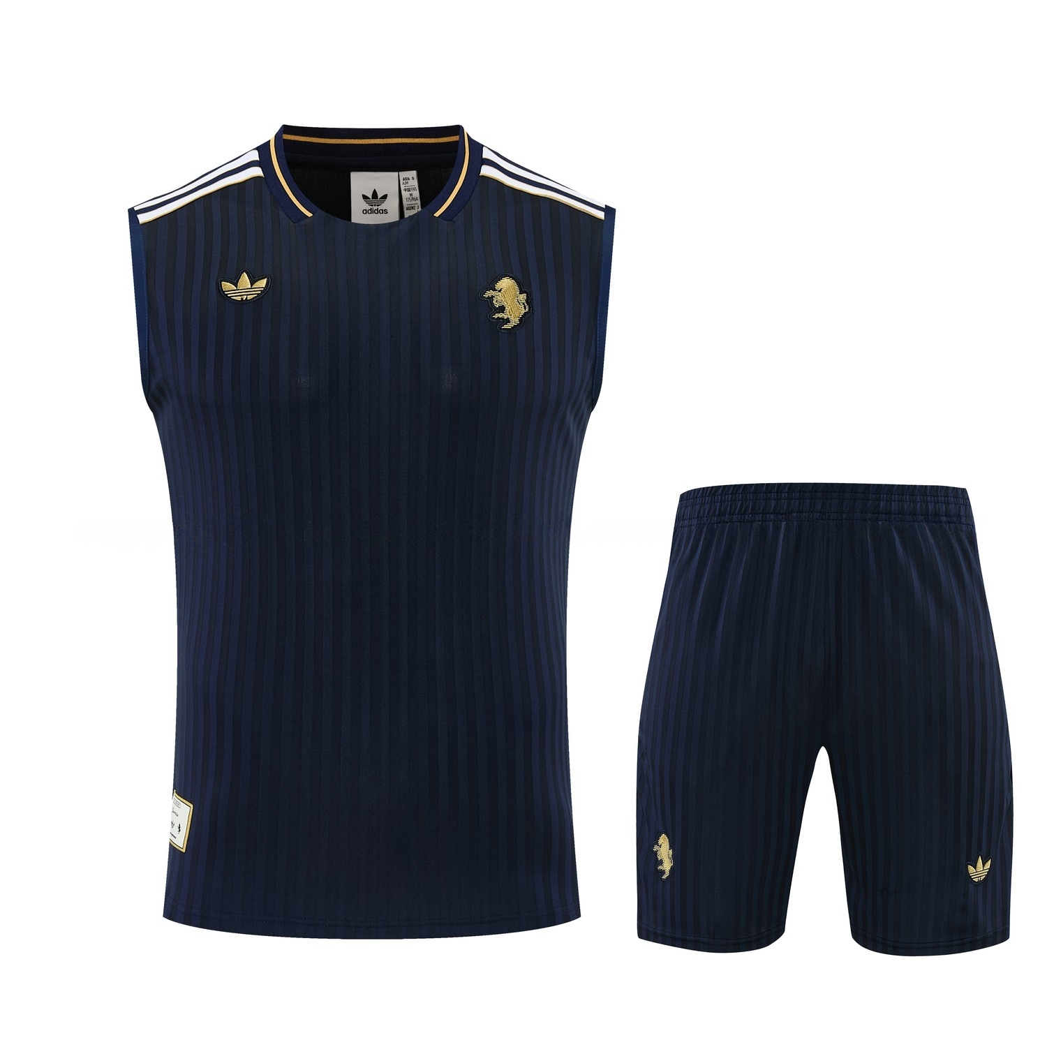 Juventus 25-26 Vest Training Set - Navy Blue Vest and Shorts - UnitedFutballJersey