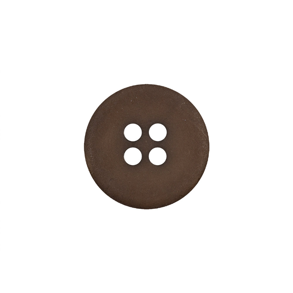 Dark Brown and Chestnut Reptile-Esque 4-Hole Button - 28L/18mm - Joann Fabrics