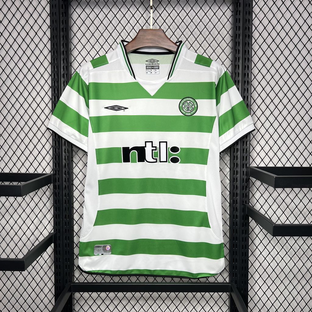 2001/2002 Retro Celtic Home Football Shirt 1:1 Thai Quality