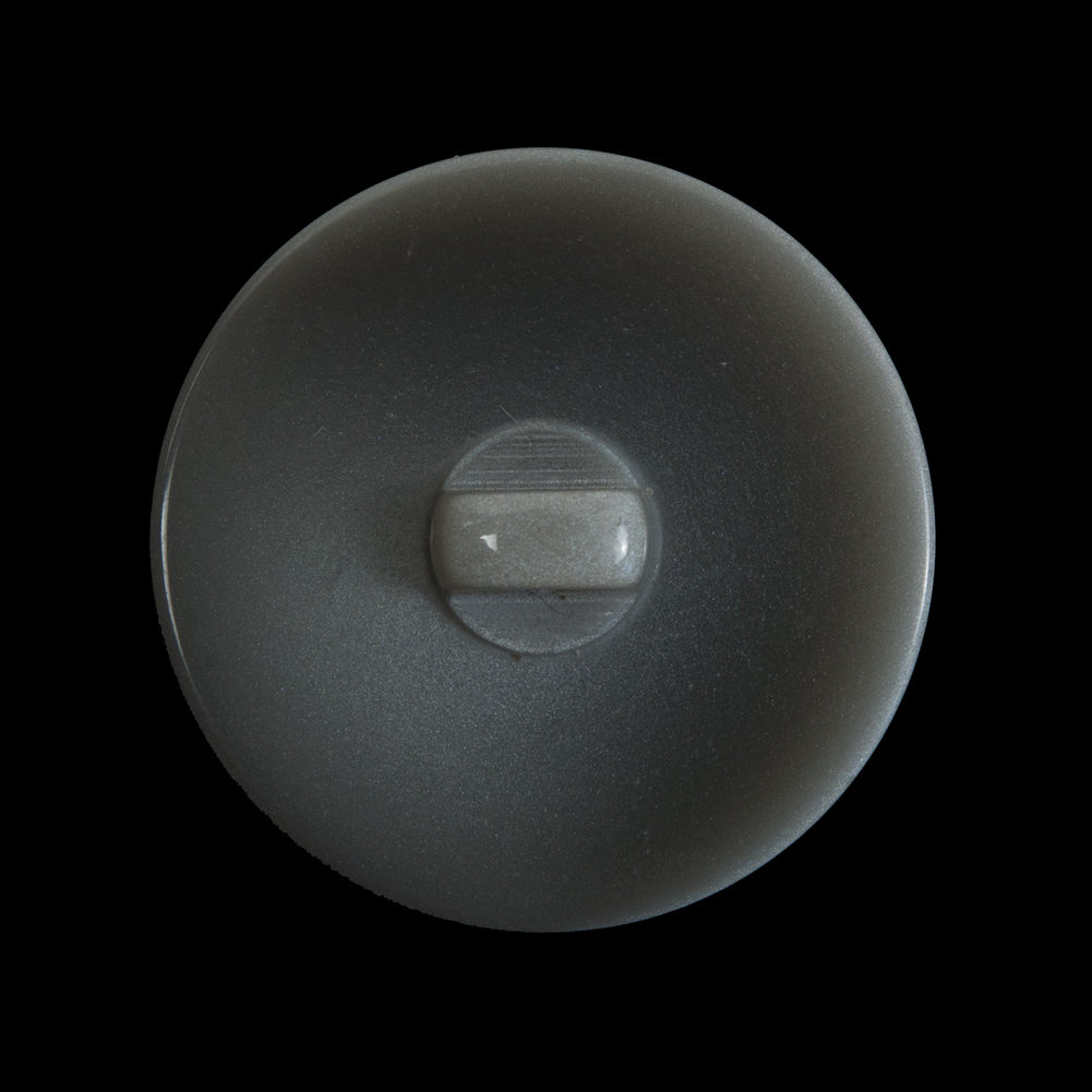 Italian Light Gray Flat Shank Back Button - 44L/28mm - Joann Fabrics