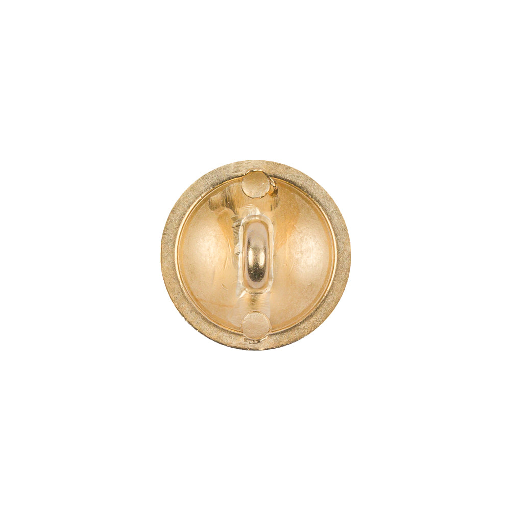 Matte Gold Brushed Metal Shank Back Button - 22L/14mm - Joann Fabrics