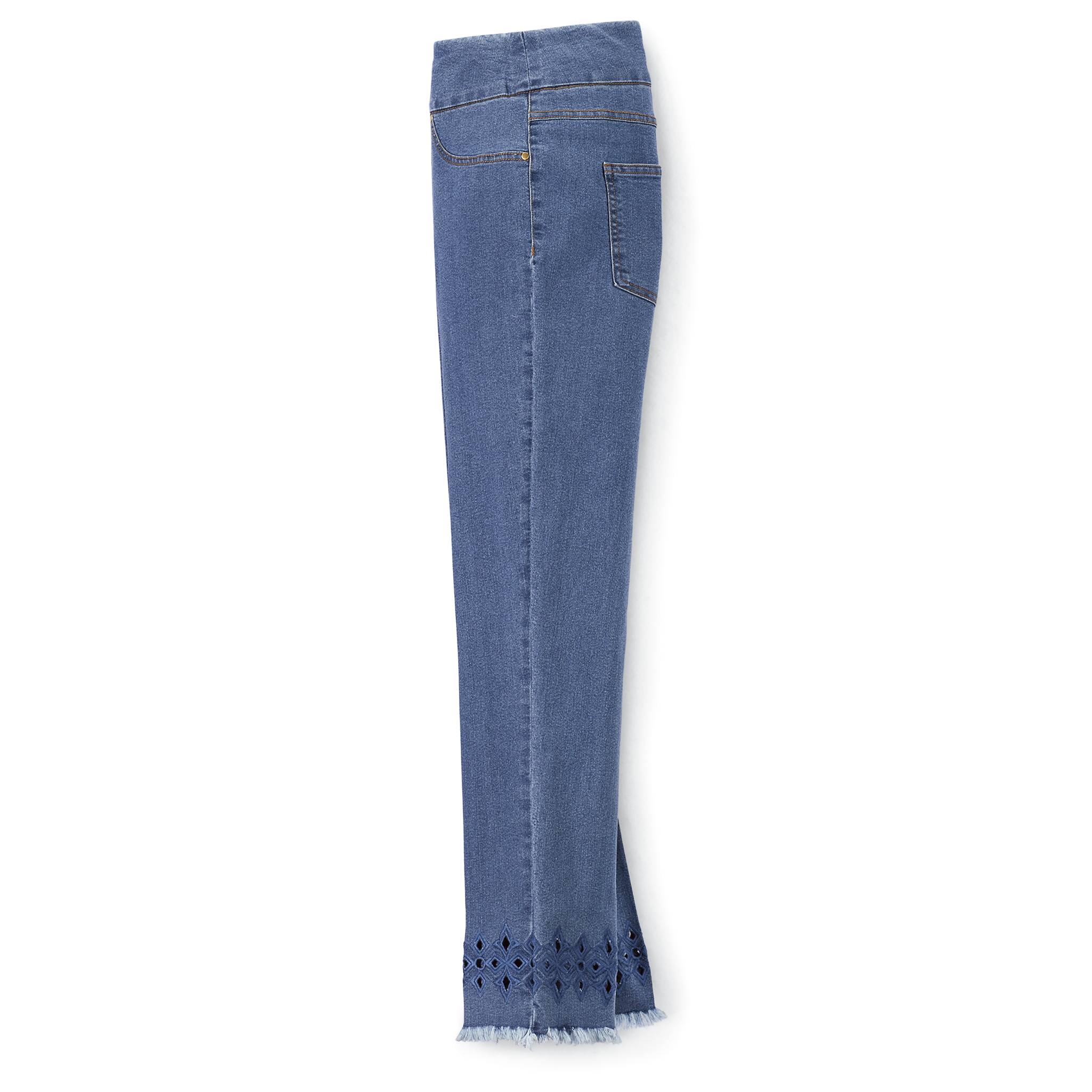 Cutout Denim Ankle Pant - Northstyle Catalog