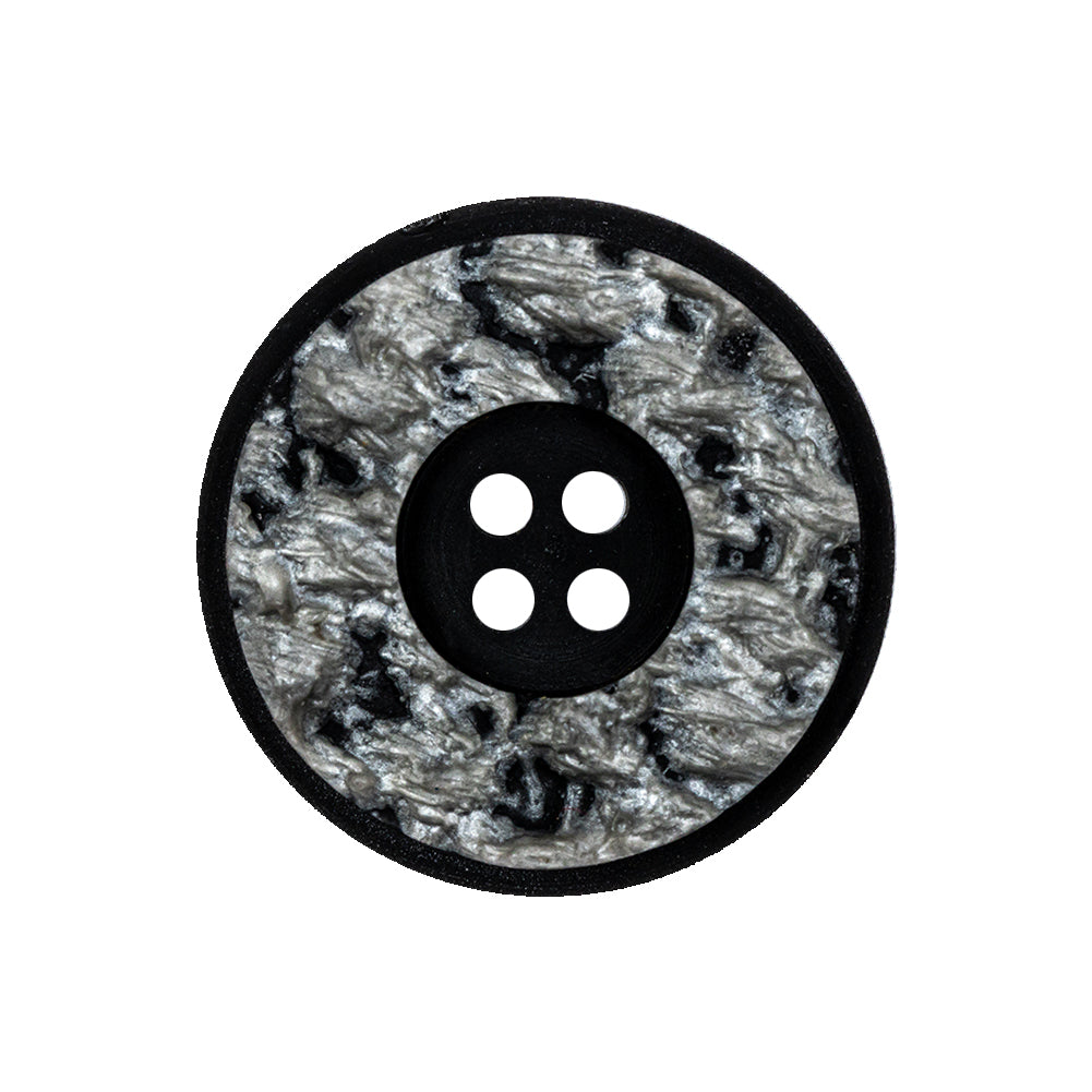 Steeple Gray and Peat 4-Hole Molded Plastic Button - 40L/25.5mm - Joann Fabrics