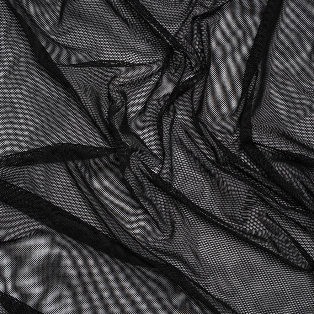 Polyester Stretch Mesh - Black - Designer Deadstock - Joann Fabrics