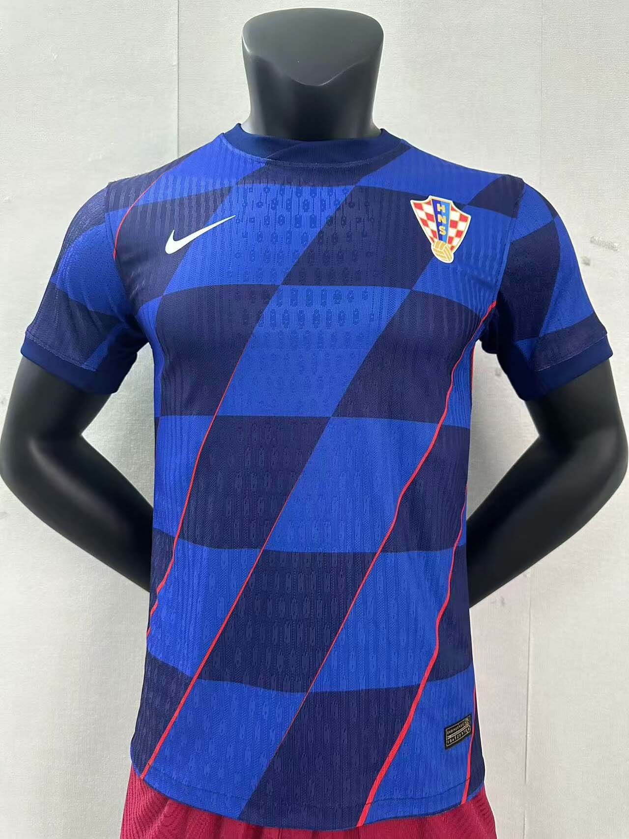 2024 Player Version Croatia National Team Away Football Shirt 1:1 Thai Quality