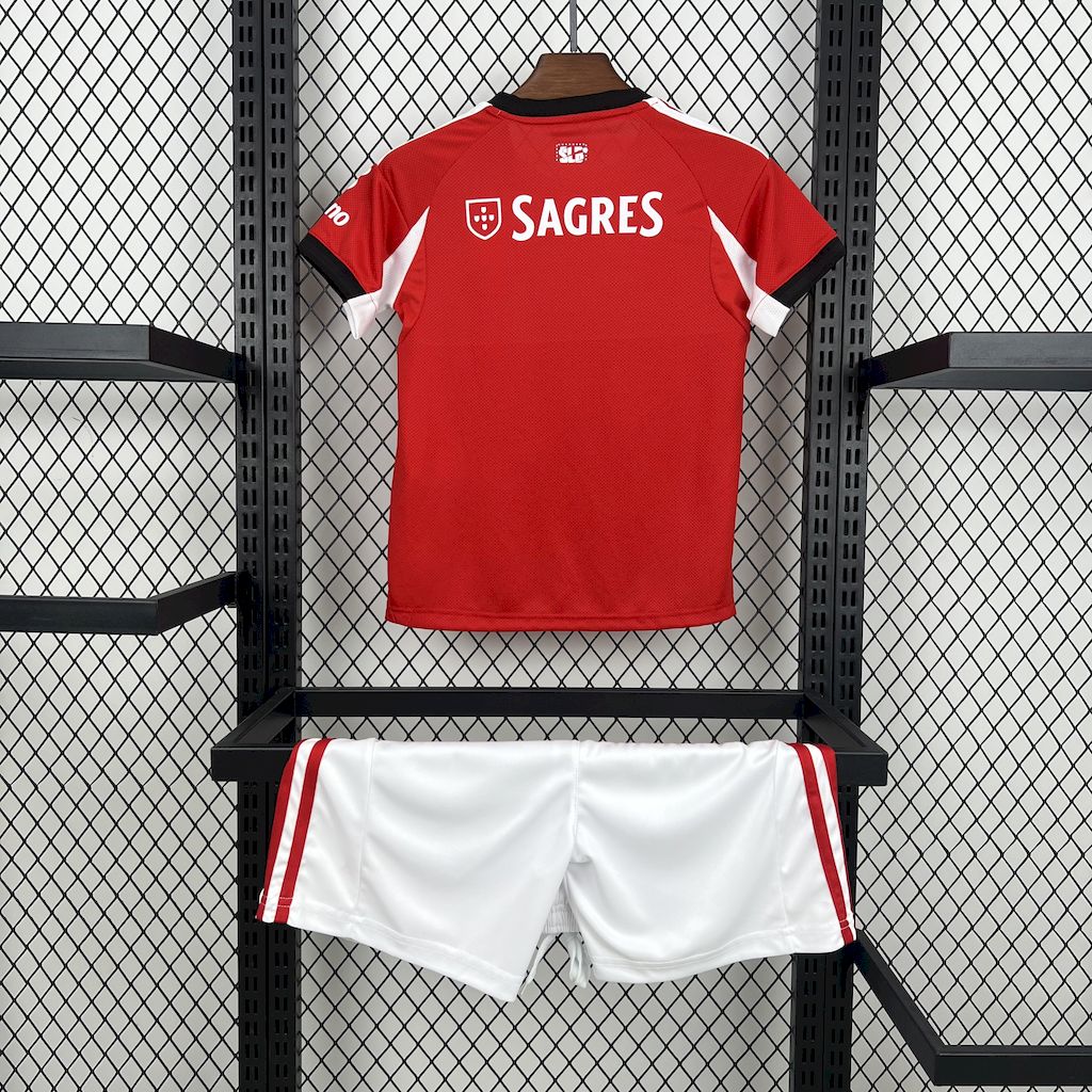 2025/2026 Benfica Home Football Jersey 1:1 Thai Quality Kids Size
