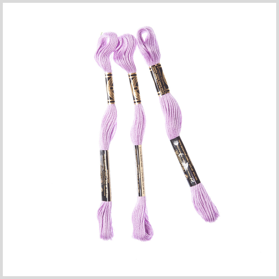 3-Pack DMC Size 6 Embroidery Floss #554 Light Violet - Joann Fabrics