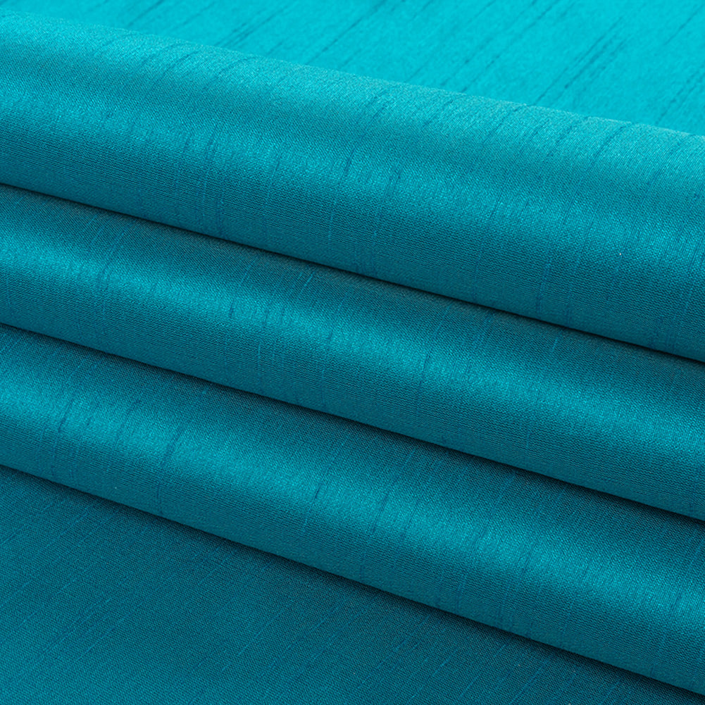 Polyester Shantung - Teal Blue - Eirian Collection - Joann Fabrics