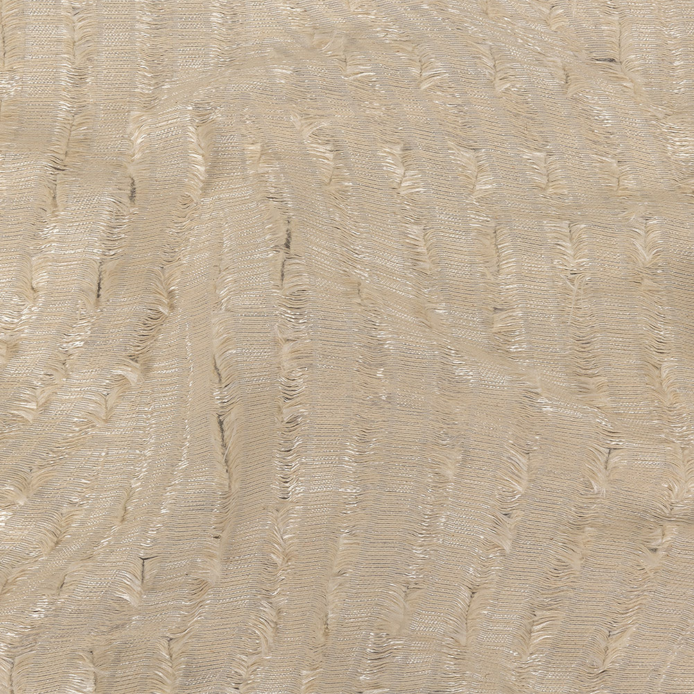 Ivory Fringed Waves Novelty Woven - Joann Fabrics