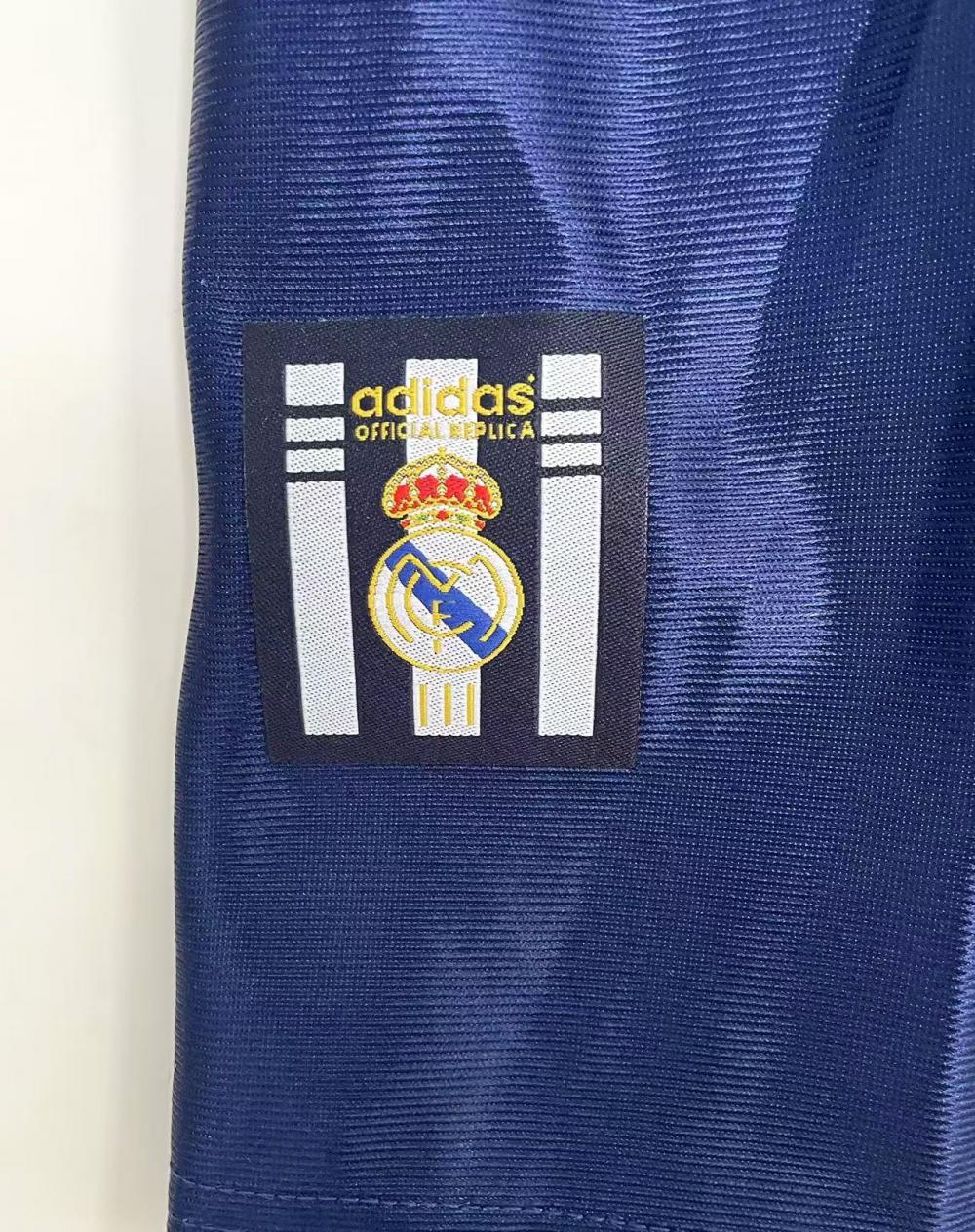 1998/1999 Retro Real Madrid Away Soccer Jersey 1:1 Thai Quality
