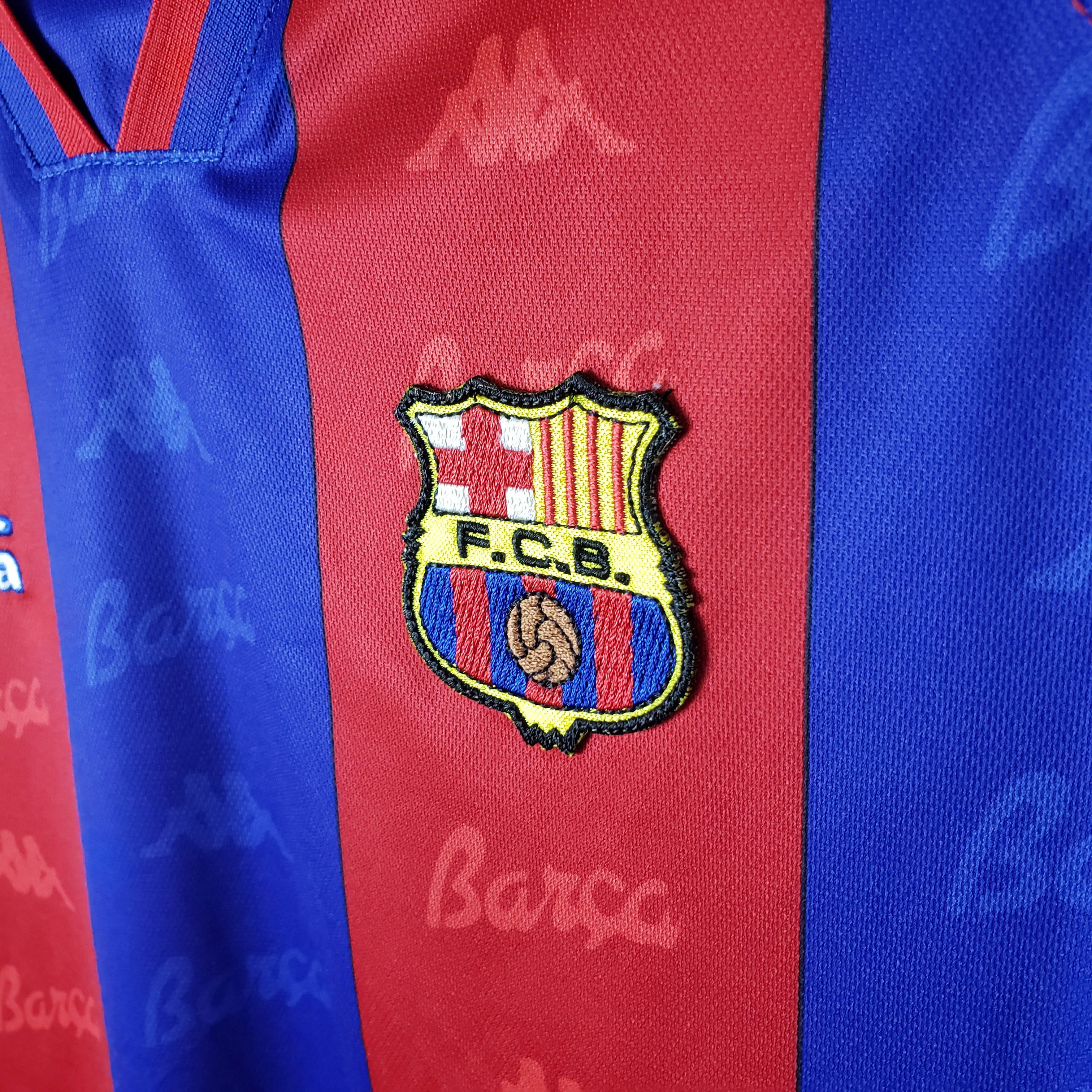 1996/1997 Retro Barcelona Football Shirt Home 1:1 Thai Quality