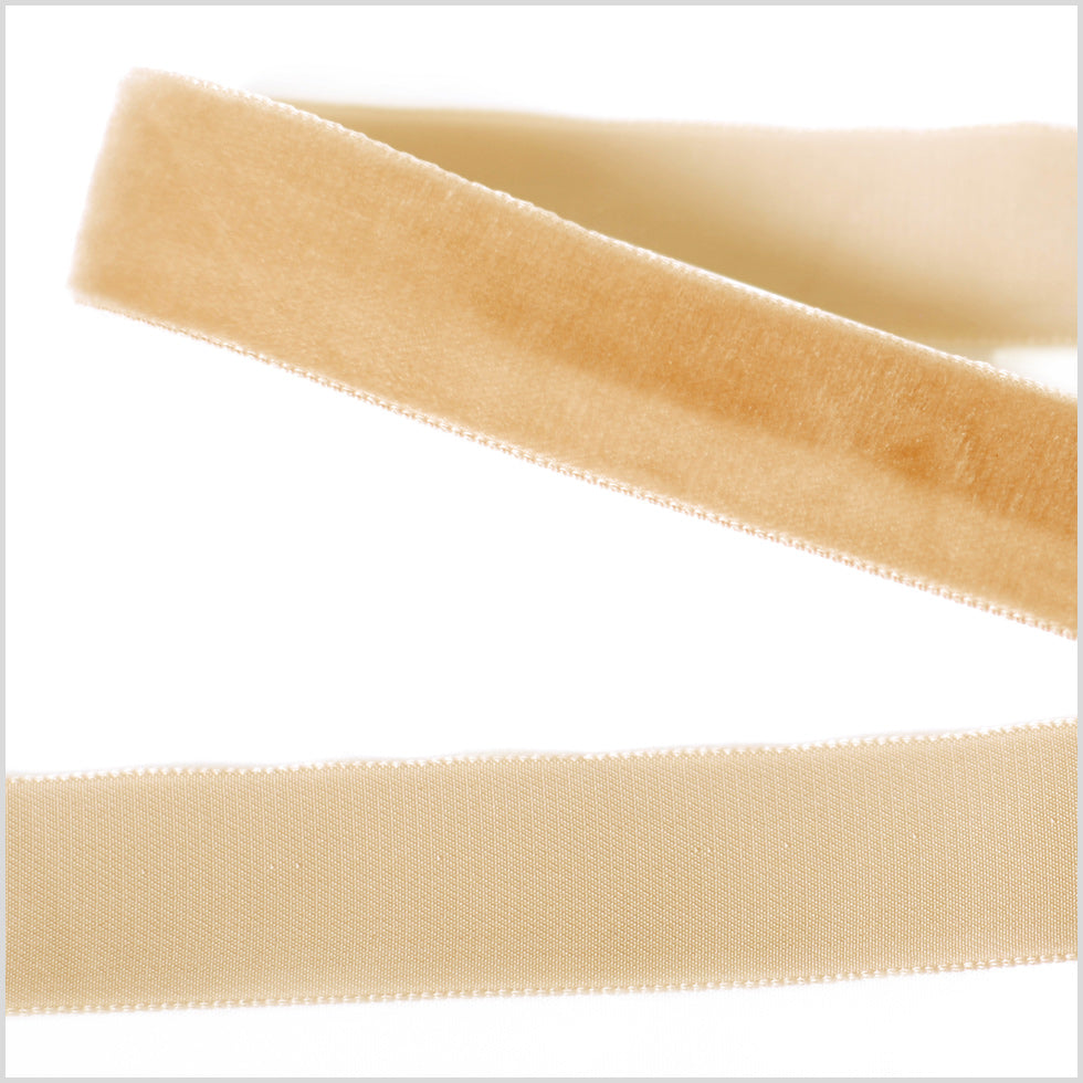 Single Faced Velvet Ribbon Made in Italy - 7/8