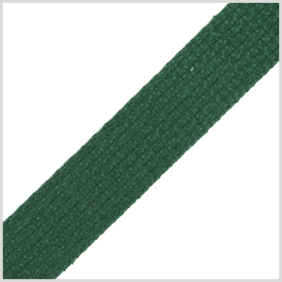 Green Cotton Webbing - 1