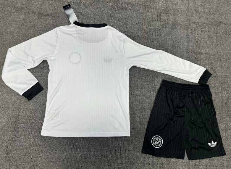 2025/2026 Long Sleeve Germany 125th Anniversary Edition White Football Jersey 1:1 Thai Quality Kids Size
