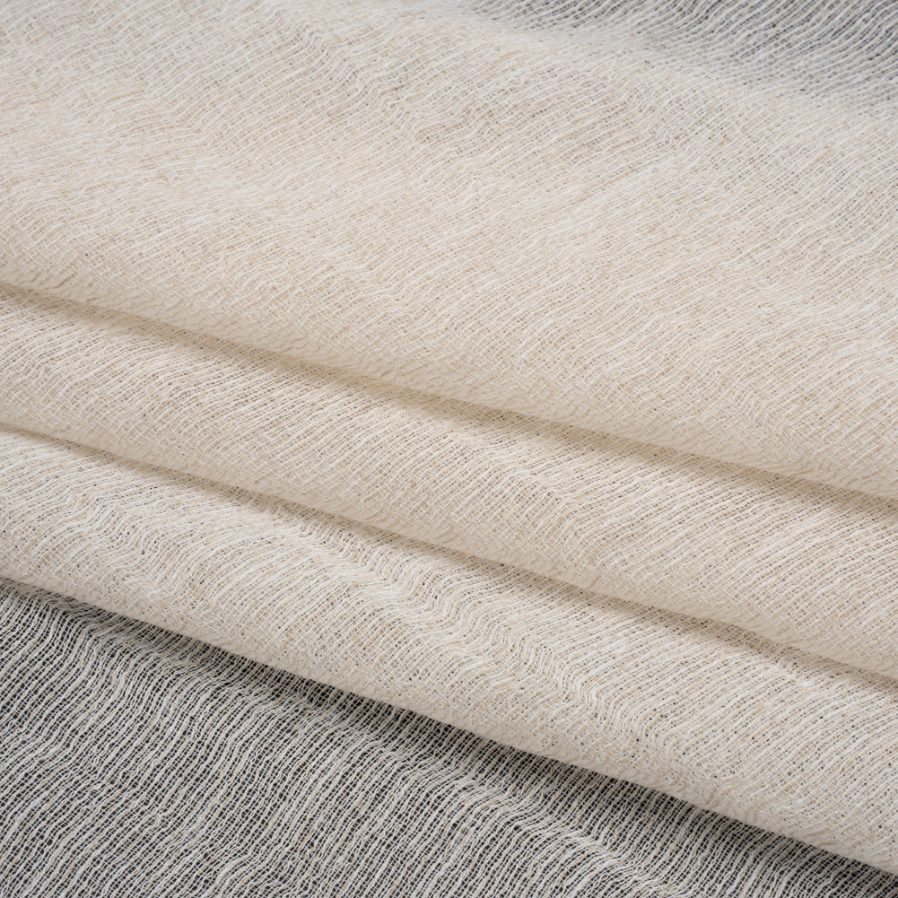 Wrinkled Look Loosely Woven Double Wide Drapery Sheers Fabric - Sand - British Imported - Joann Fabrics