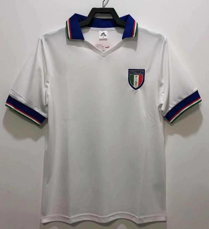 1982 Retro FIFA Italy Away Soccer Shirt 1:1 Thai Quality