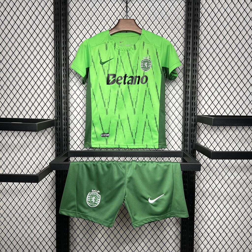 2024/2025 Sporting Lisbon Third Away Football Jersey Shirt 1:1 Thai Quality Kids Size