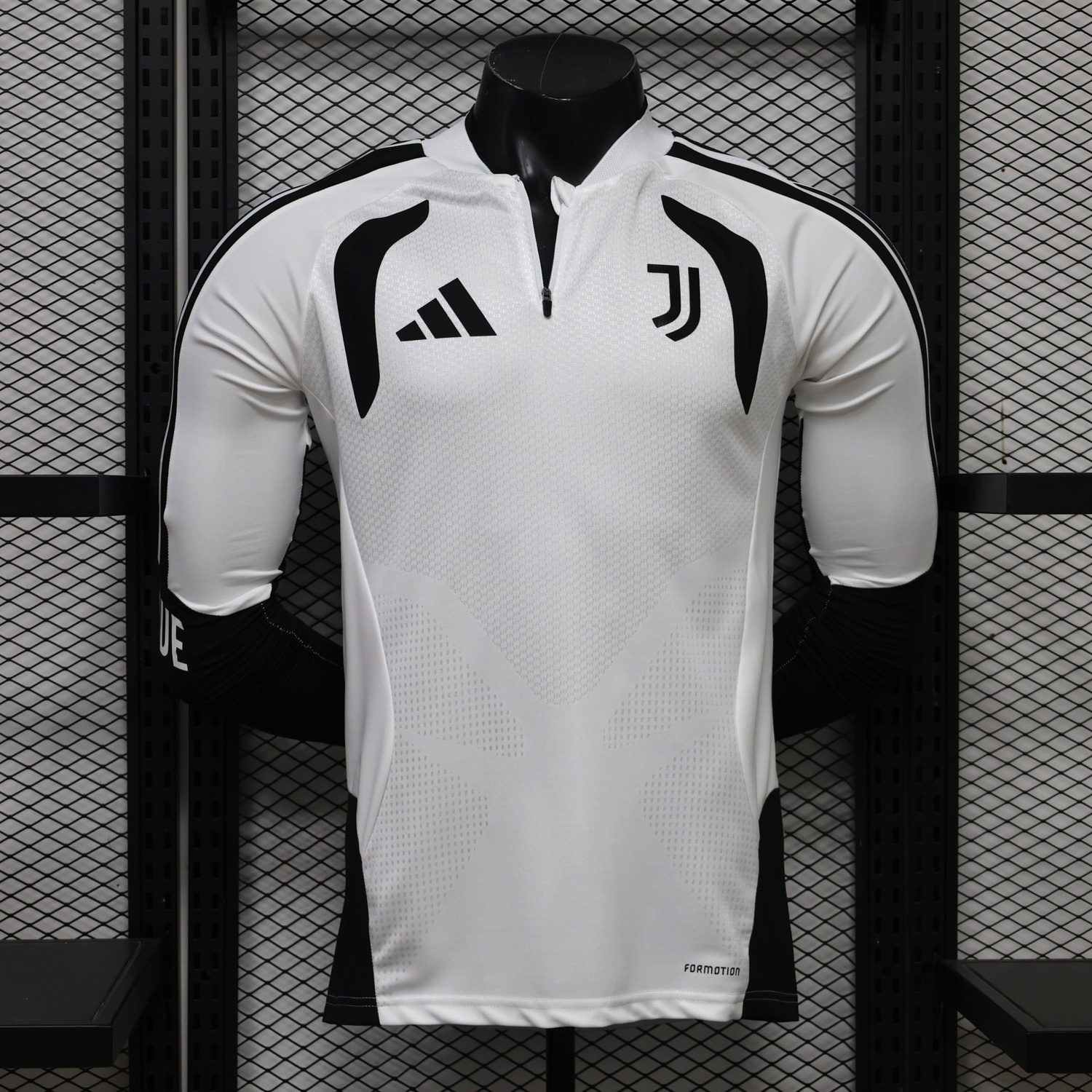 Juventus 26-27 White Long Sleeves Training Jersey - Player Version - UnitedFutballJersey