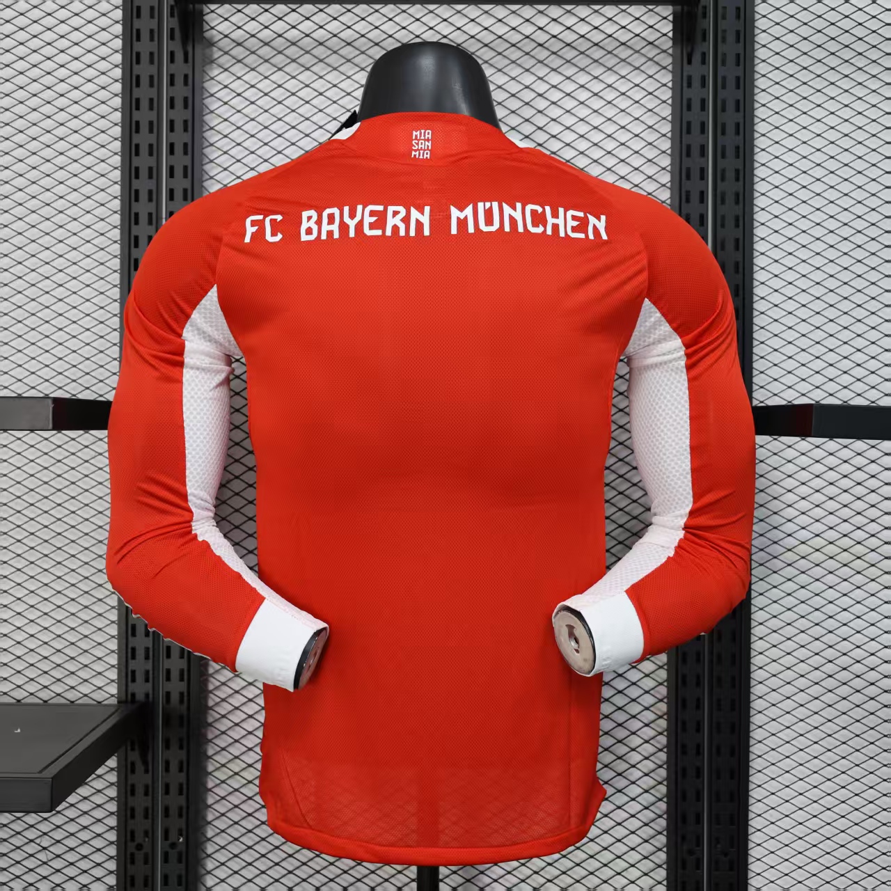 2025-2026 Long Sleeves Player Version Bayern Munich Home Football Shirt 1:1 Thai Quality