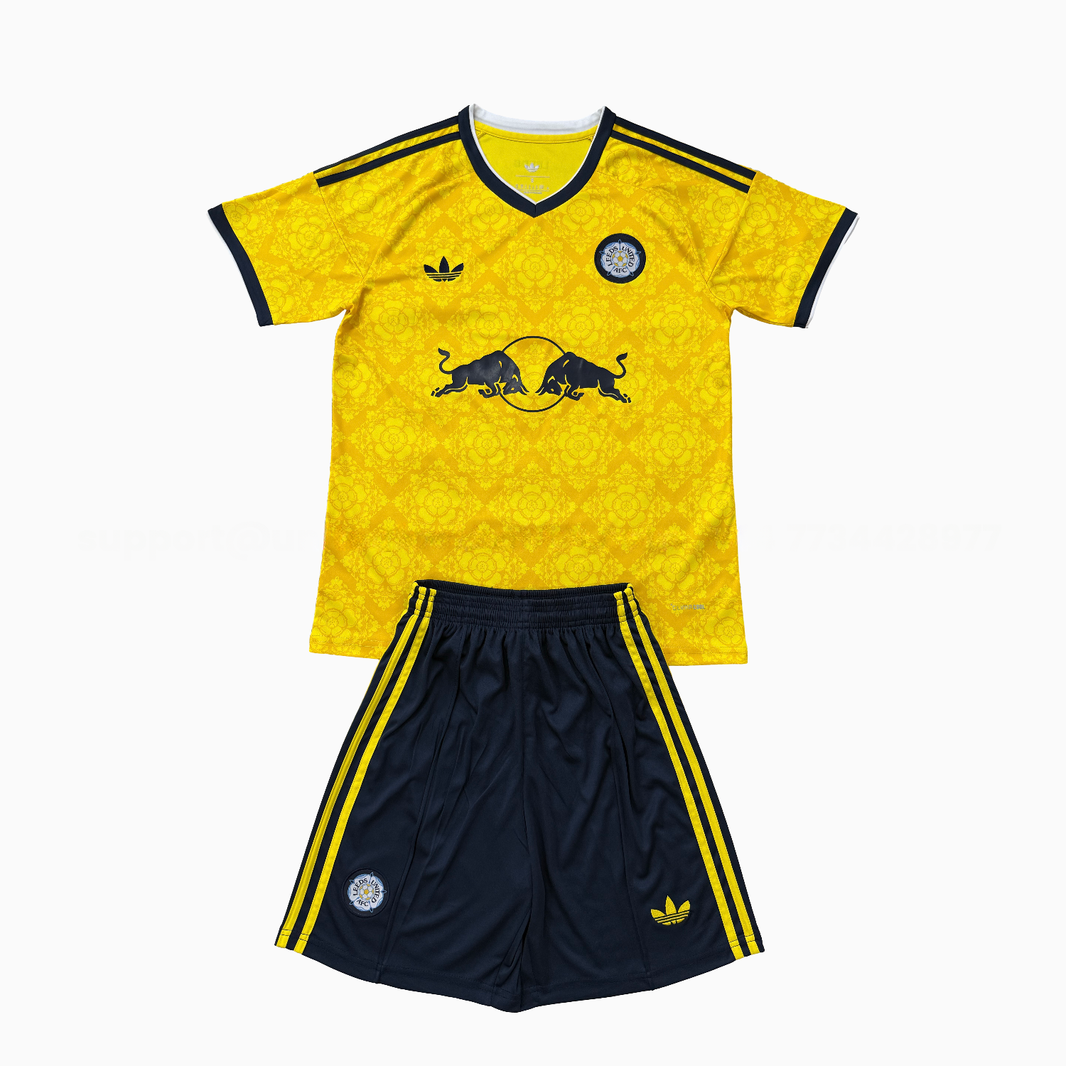 Leeds United 26-27 Away Men's Adult Jersey Set - Fans Version - UnitedFutballJersey