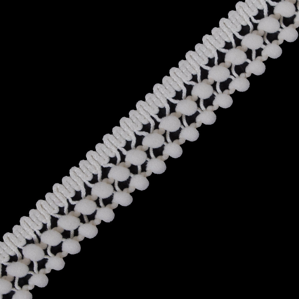 Ivory Two Row Mini Pom Pom Trim - Joann Fabrics