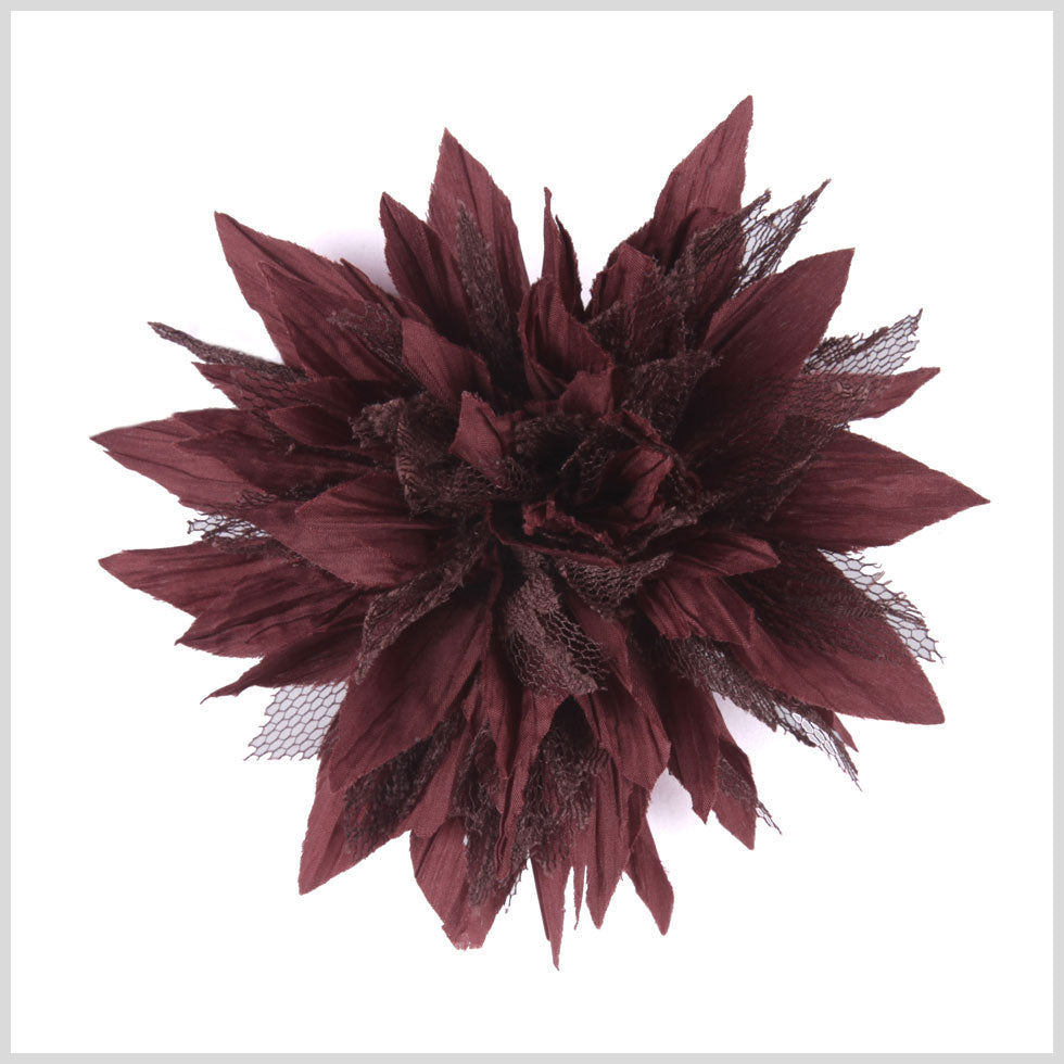 Brown Fabric Flower Brooch - Joann Fabrics