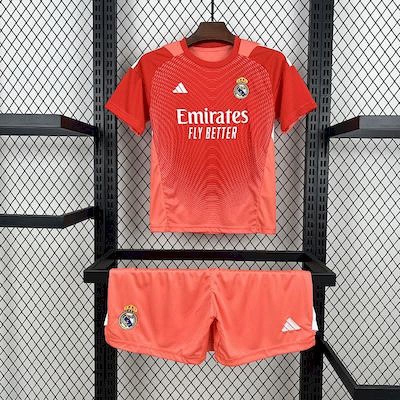 2025/2026 Real Madrid Goalkeeper 02 Football Shirt 1:1 Thai Quality Kids Size