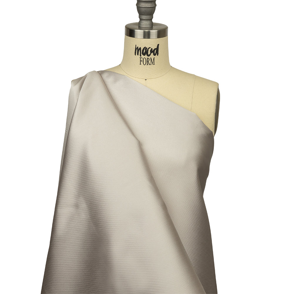Olwyn Metallic Beige Double Faced Luxury Mikado - Joann Fabrics