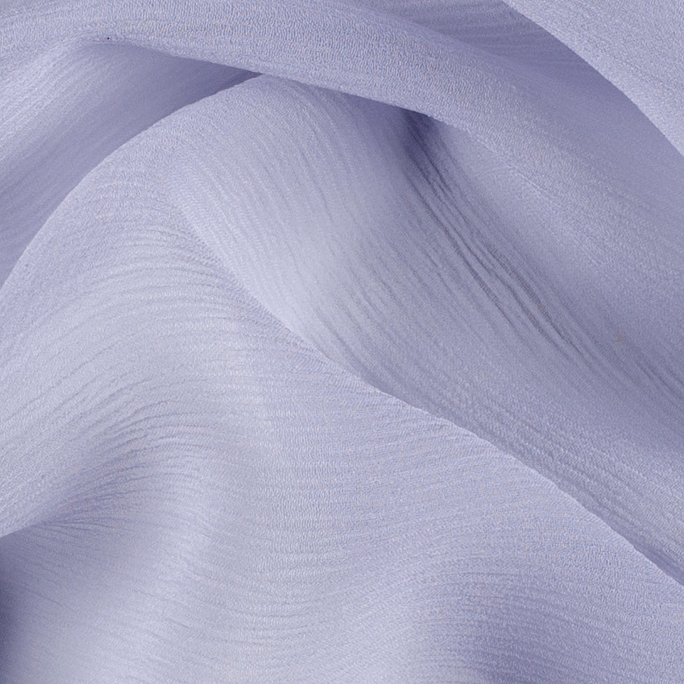 Crinkled Silk Chiffon - Icelandic Blue - Premium Collection - Joann Fabrics