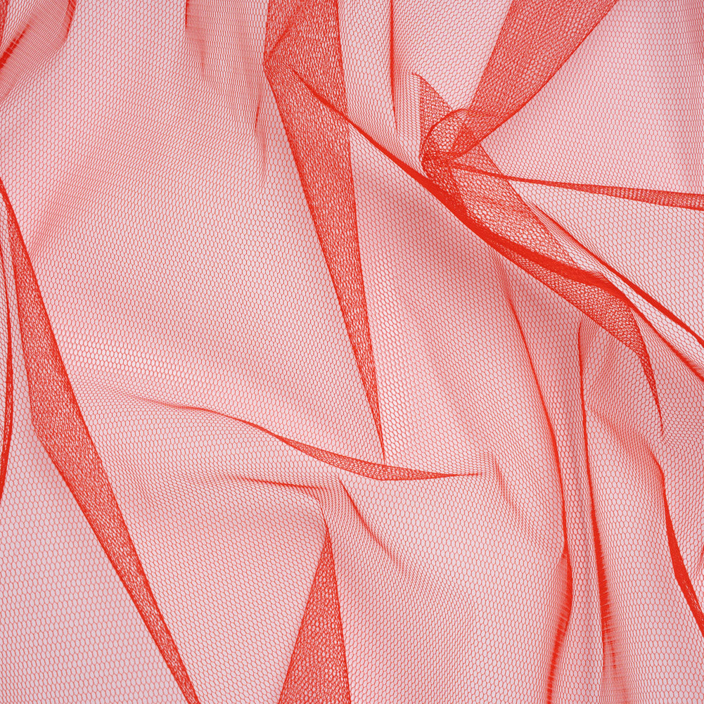 Stiff Polyester Tulle - Red - Famous Australian Designer Deadstock - Joann Fabrics