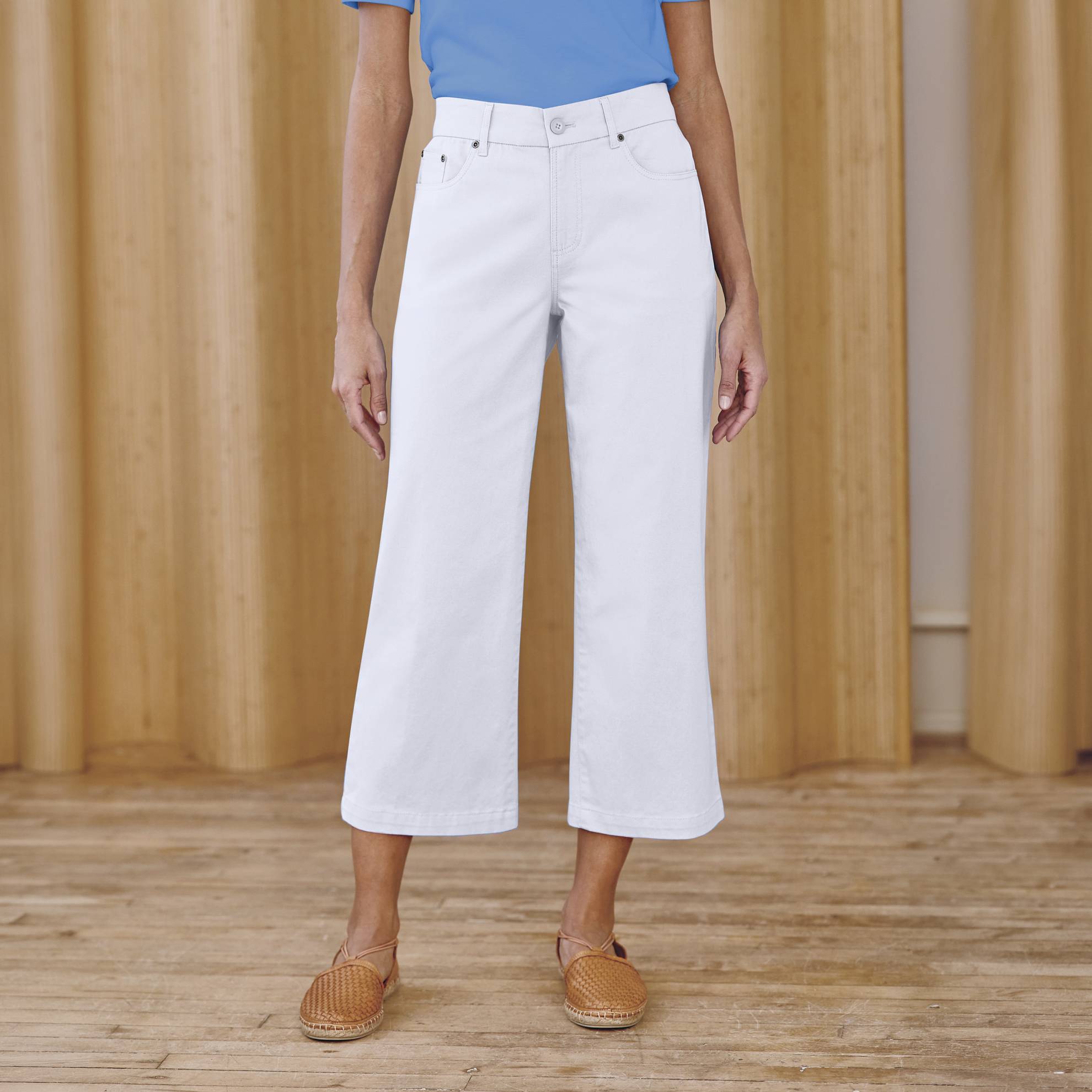 Comfort Waist Hamilton Stretch Twill Crop Pants - Northstyle Catalog