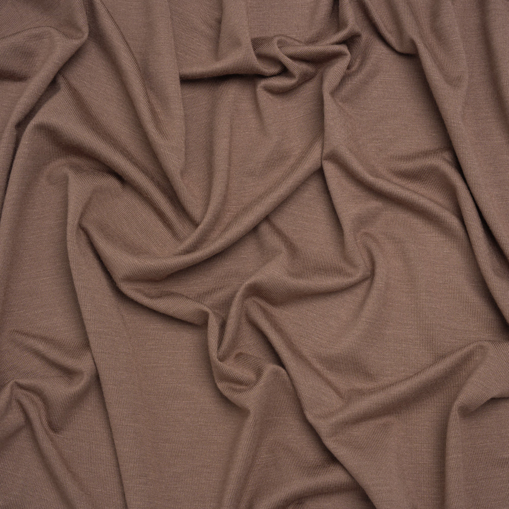 Stretch Rayon Jersey - Mocha Brown - Deadstock - Joann Fabrics