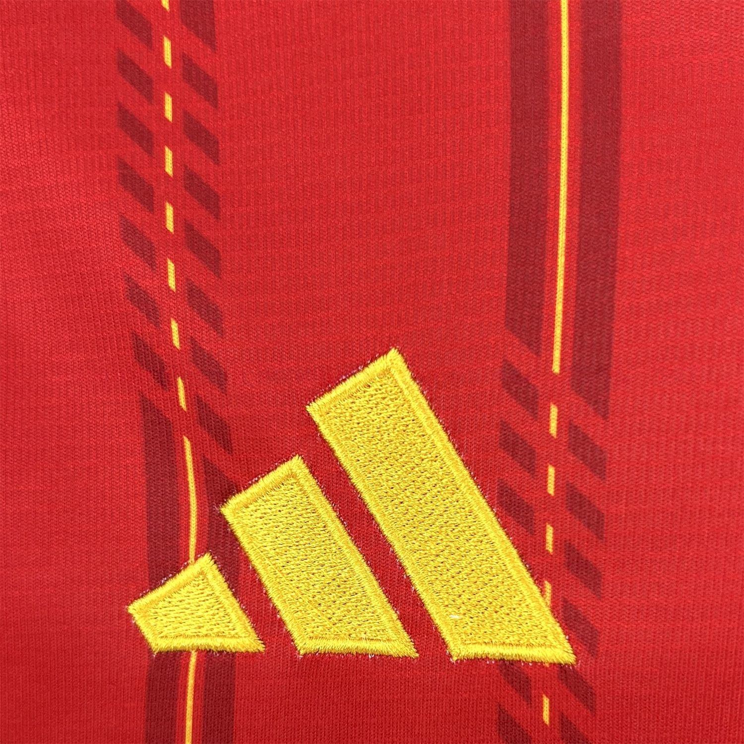 【Two-Crown Star】Spain 2026 Home Long Sleeves Jersey - Fans Version - UnitedFutballJersey