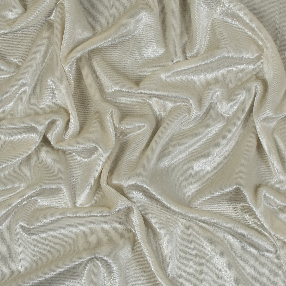 Metallic Velvet - Ivory - Ava Collection - Joann Fabrics