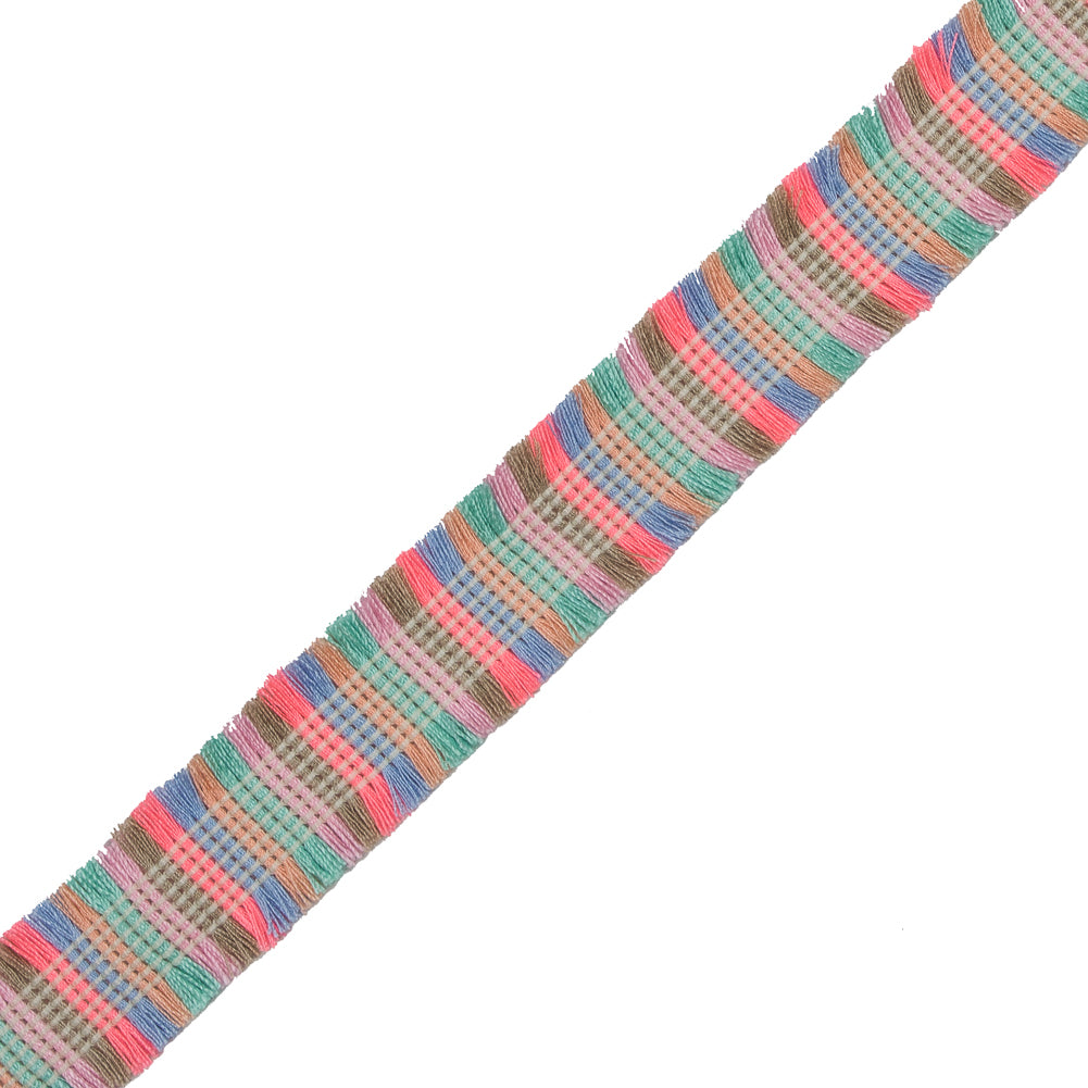 Italian Multi-Color Brush Fringe - 1