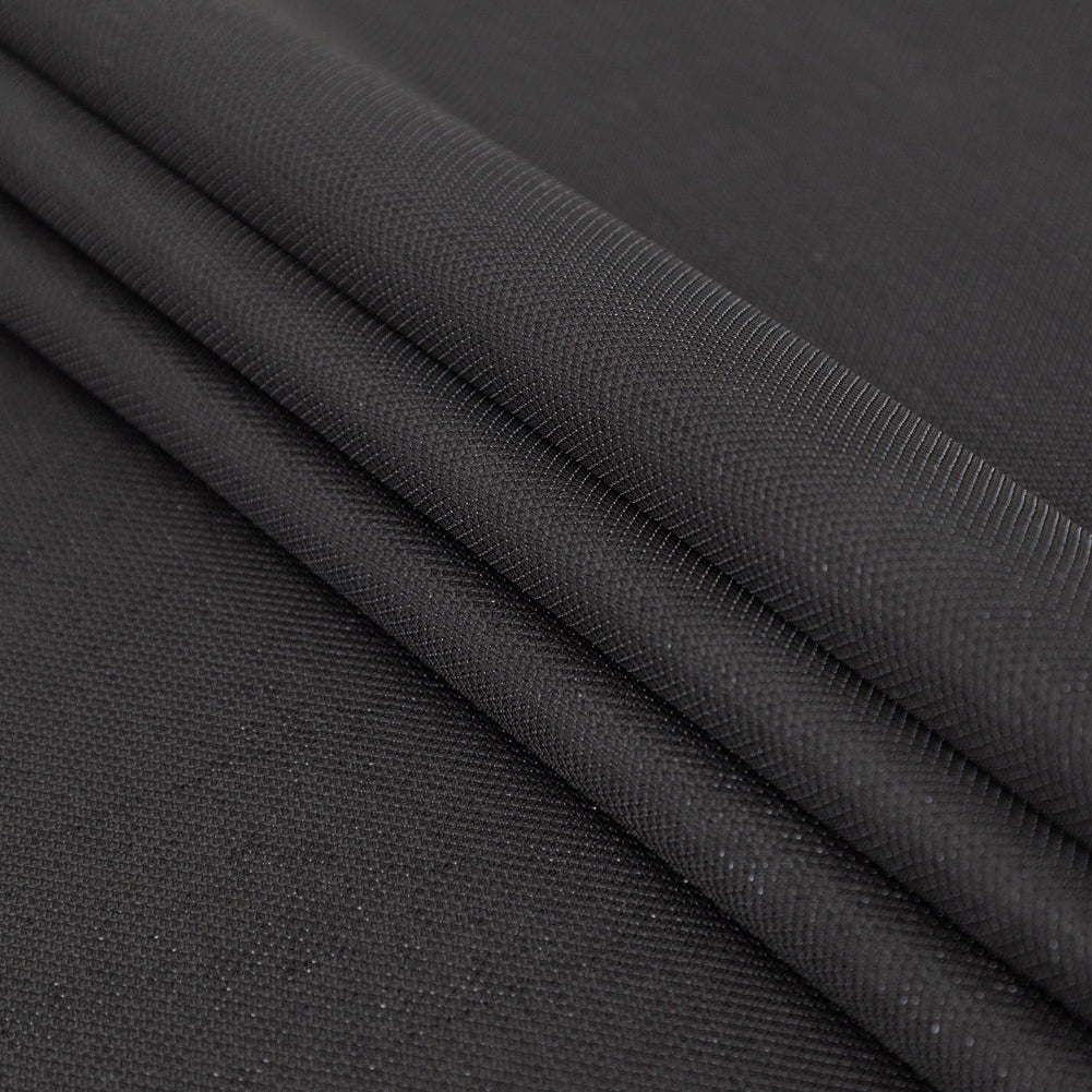 Italian Metallic Black Knit Pique - Joann Fabrics