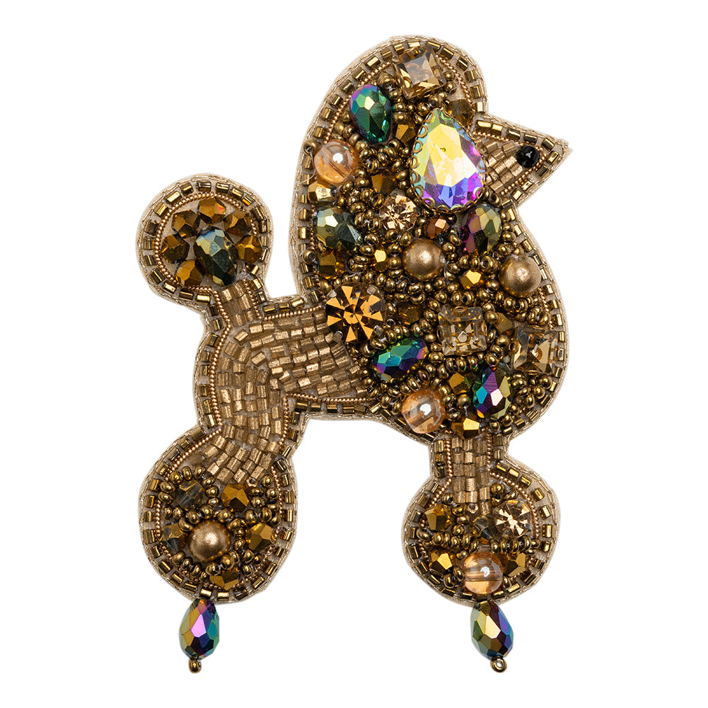 Rhinestones and Glass Beaded Applique, 3.5