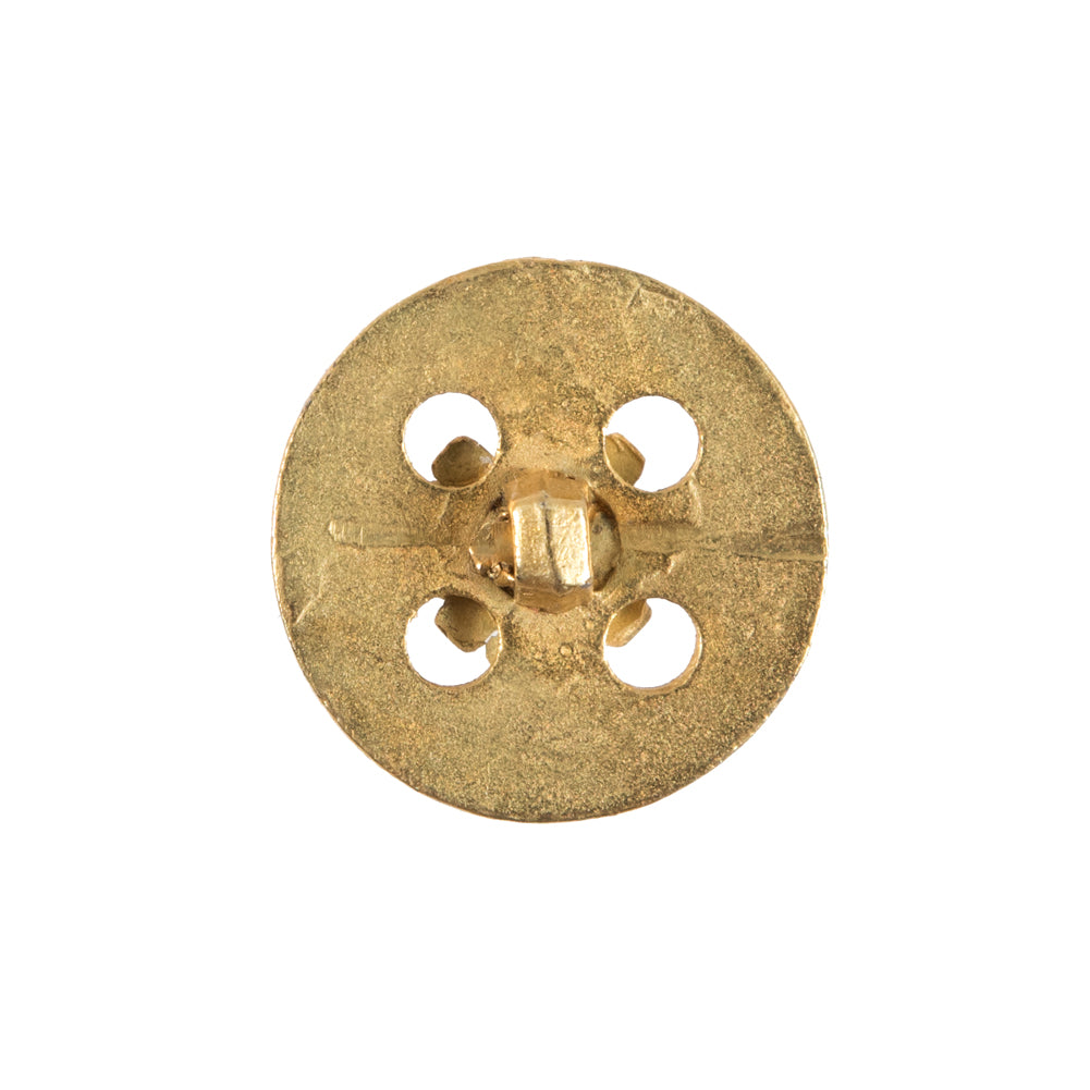 Gold Metal Criss Cross Button - 36L/23mm - Joann Fabrics