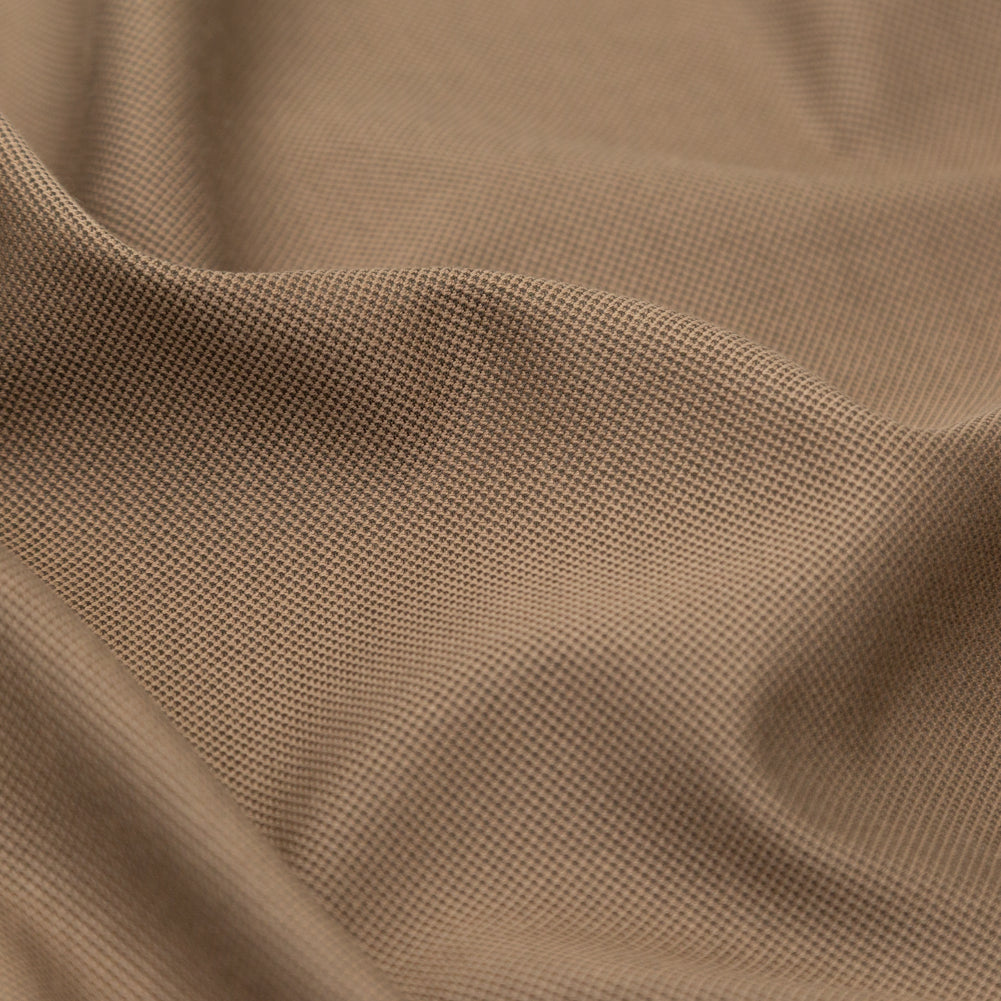 Italian Bonded Camel Pique and Black Jersey - Joann Fabrics