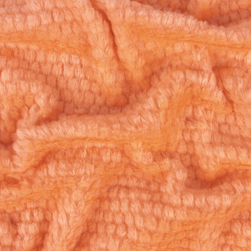 Papaya Punch Plush Polyester Bubble Fleece - Joann Fabrics