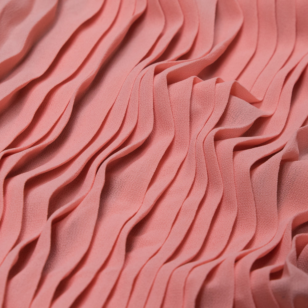 Accordion Pleated Chiffon - Seashell Pink - Etereo Collection - Joann Fabrics