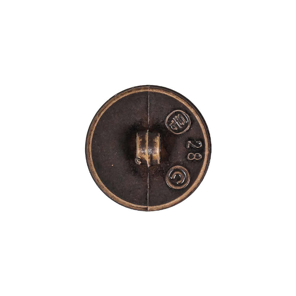 Italian Dark Brown Knotted Leather-Look Shank Back Plastic Button - 28L/18mm - Joann Fabrics