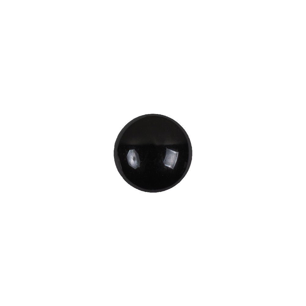 European Black Self Back Glass Button - 16L/10mm - Joann Fabrics