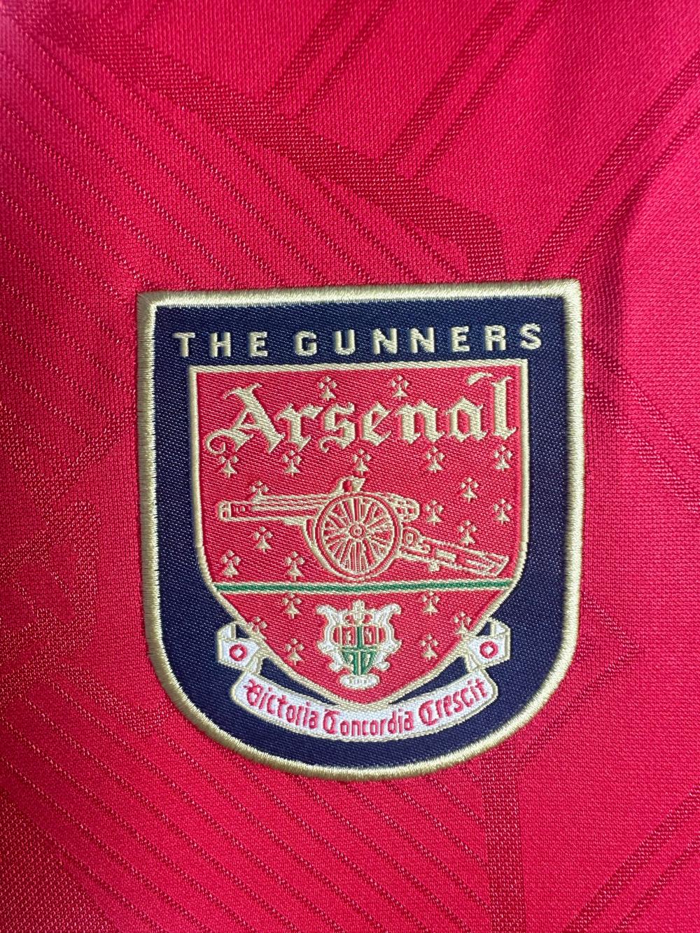 1996-1997 Retro Long Sleeve Arsenal Home Football Shirt 1:1 Thai Quality