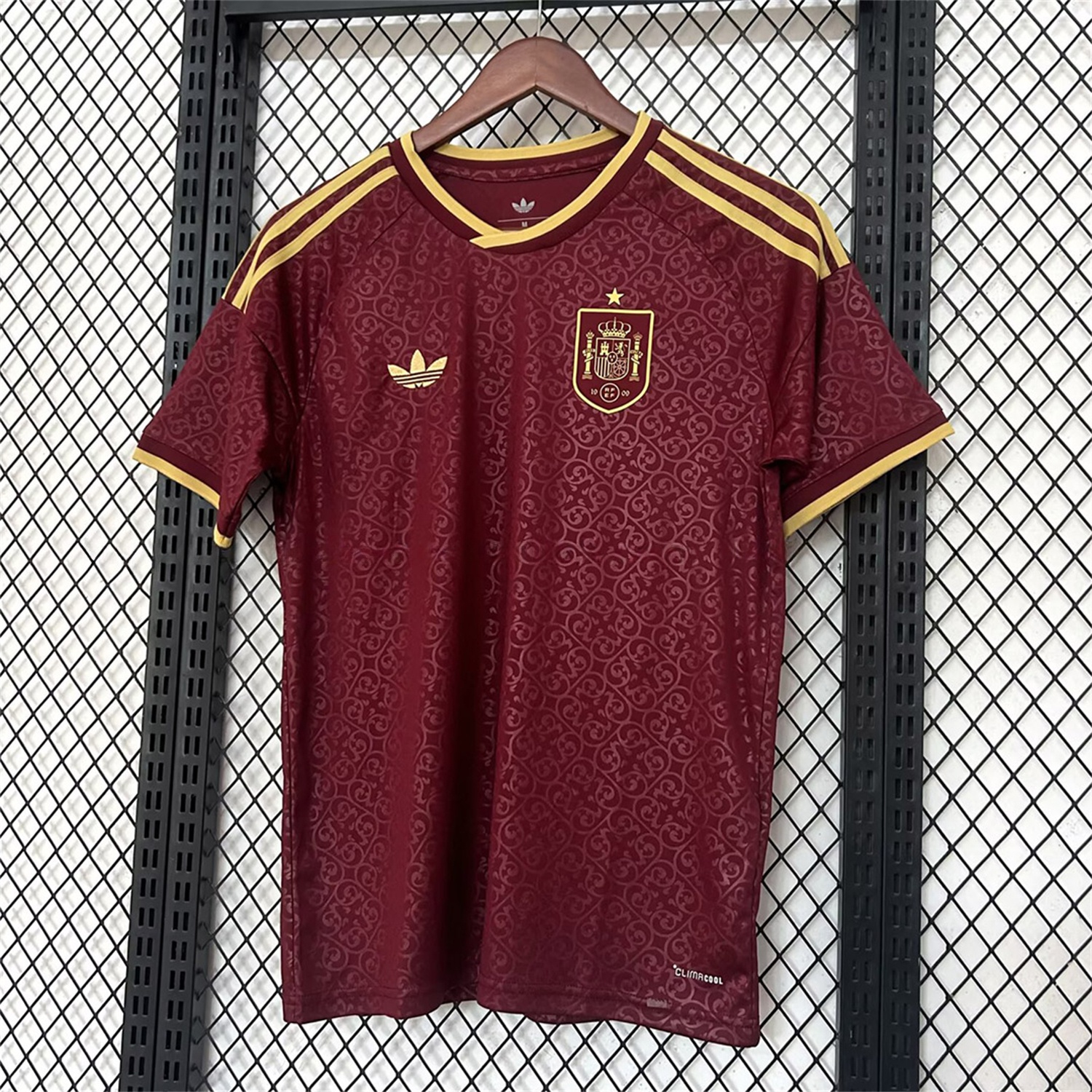 Spain 2026 Trefoil Maroon Special Jersey - Fans Version - UnitedFutballJersey