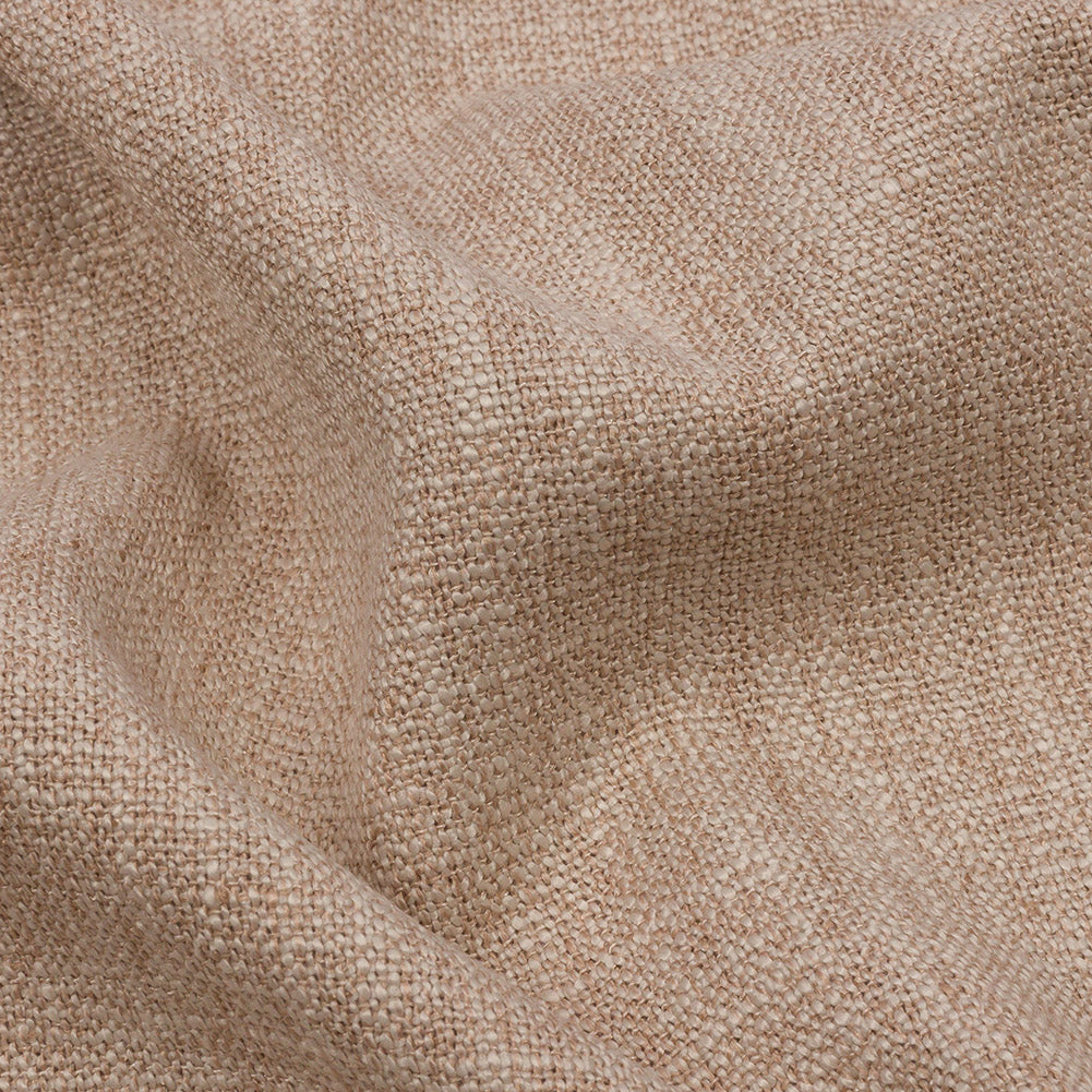 Soft Textured Recycled Polyester Drapery Woven - Oatmeal - British Imported - Joann Fabrics