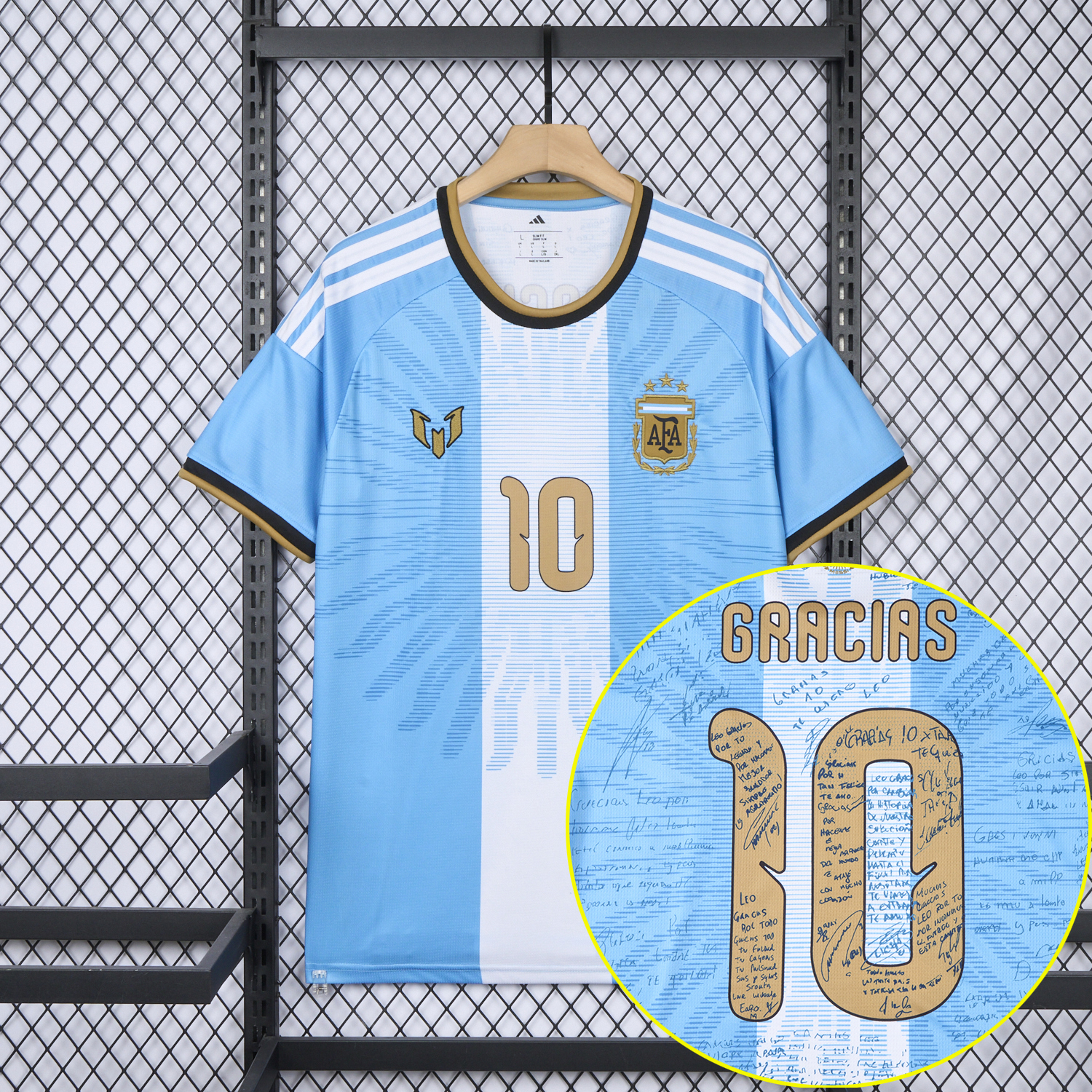 【Signed Version】Argentina 2026 Messi Anniversary Special Jersey - Fans Version - UnitedFutballJersey